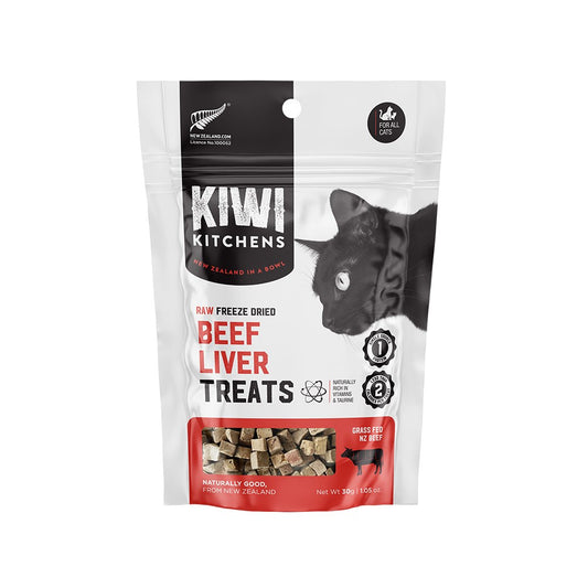 KIWI KITCHENS Beef Liver Freeze Dried Cat Treats 30g