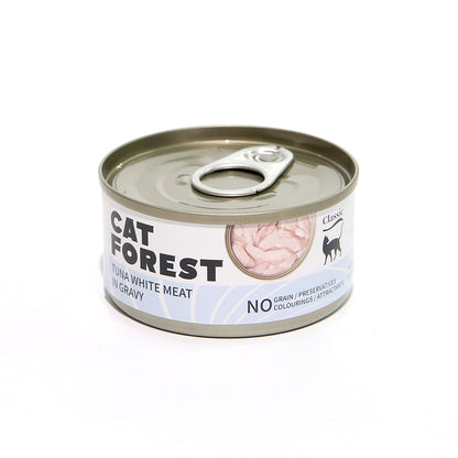 CAT FOREST Classic Tuna White Meat in Gravy Canned Cat Food