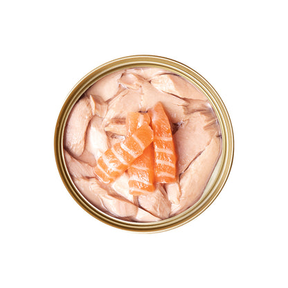 CAT FOREST Premium Tuna White Meat with Salmon in Jelly Canned Cat Food