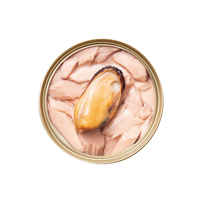 CAT FOREST Premium Tuna White Meat with Mussel in Gravy Canned Cat Food