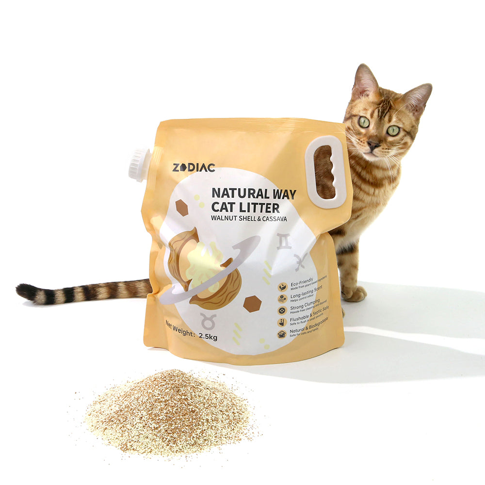 ZODIAC Natural Way Walnut Shell & Cassava Cat Litter