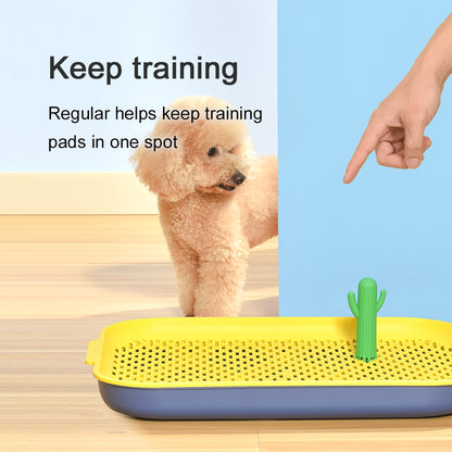 PAKEWAY Blue Cactus Dog Toilet Training Pad