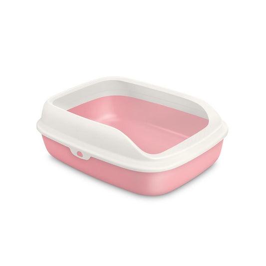 PAKEWAY Tomcat Cat Litter Tray Middle Size-Pink