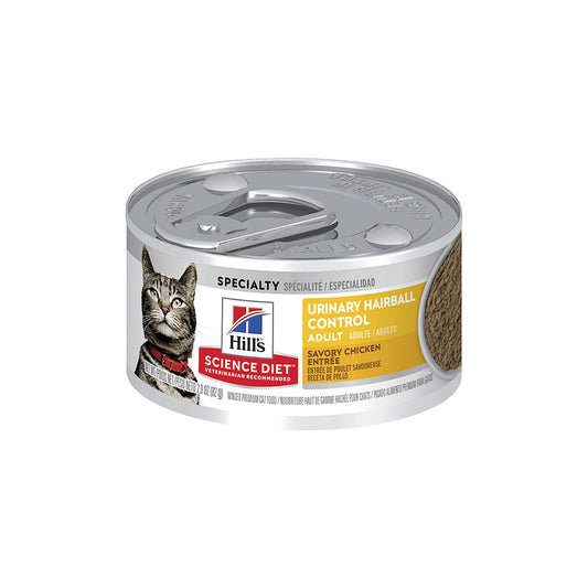 HILLS Science Diet Hairball Control Chicken Adult Wet Cat Food 82g