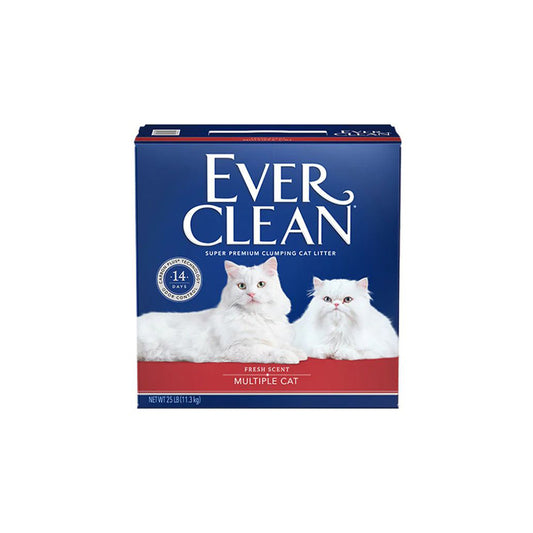 EVER CLEAN Lightly-Scented Multiple Clumping Cat Litter 12.5L