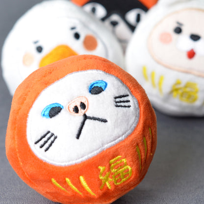 MISSPET Daruma Piggy Meow Cat Catnip Plush Toy