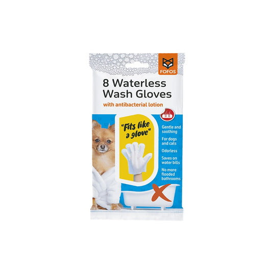 FOFOS Waterless Wash Pet Grooming Gloves 8pcs