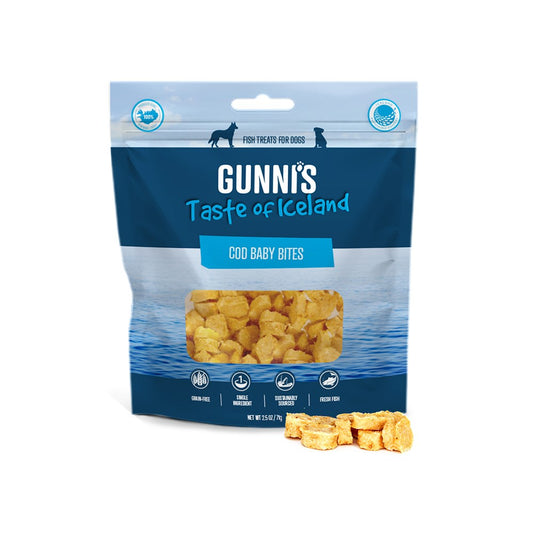 GUNNI'S Cod Baby Bites Dog Treats 71g