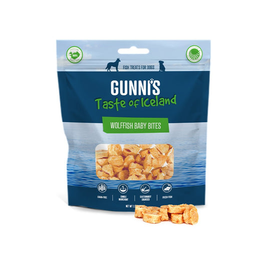 GUNNI'S Wolffish Baby Bites Dog Treats 71g