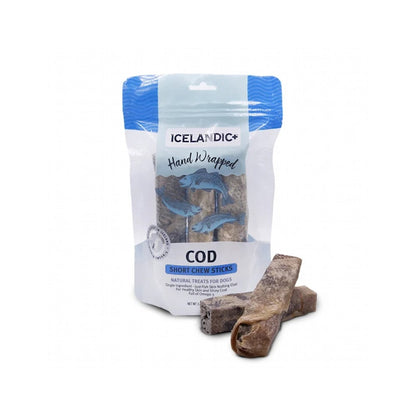 ICELANDIC+ Cod Short Chew Sticks Dog Treat 3pcs