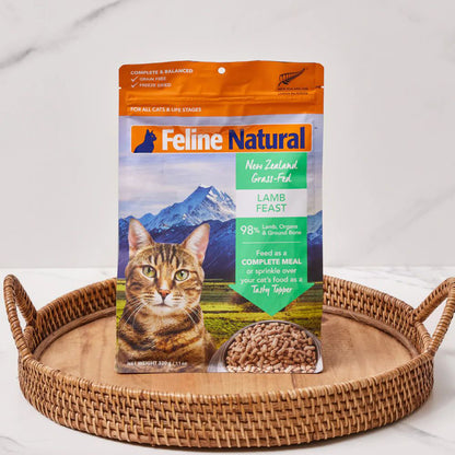 FELINE NATURAL Lamb Freeze Dried Cat Food 320g