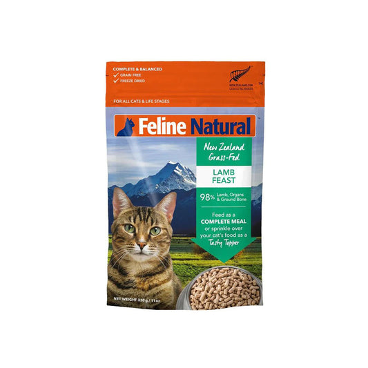 FELINE NATURAL Lamb Freeze Dried Cat Food 320g