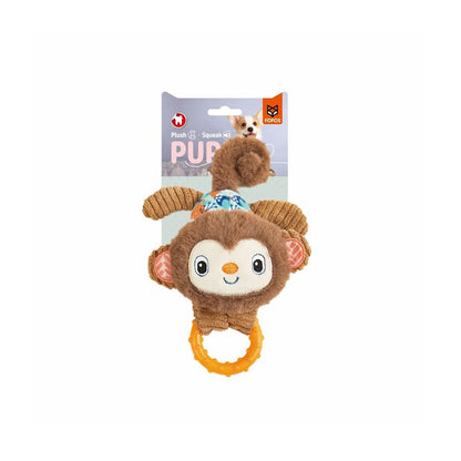 FOFOS Monkey Plush Squeaky Puppy Dog Toy