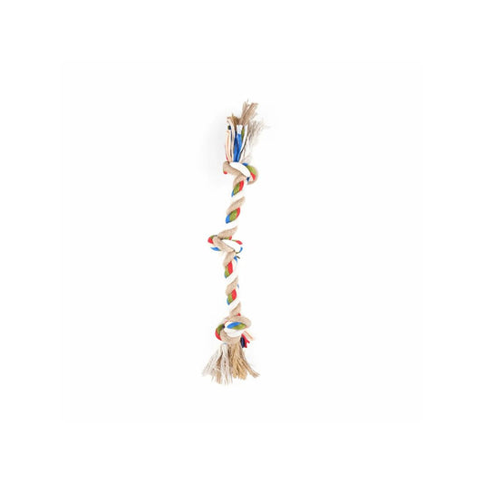 FOFOS Teething Flossy 3 Knots Rope Dog Toy