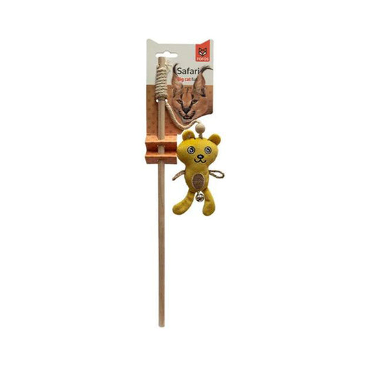 FOFOS Bear Safari Big Fun Cat Wand Toy