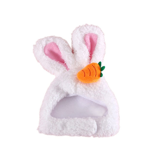 Carrot Rabbit Ears Hat For Cat (28-35cm)