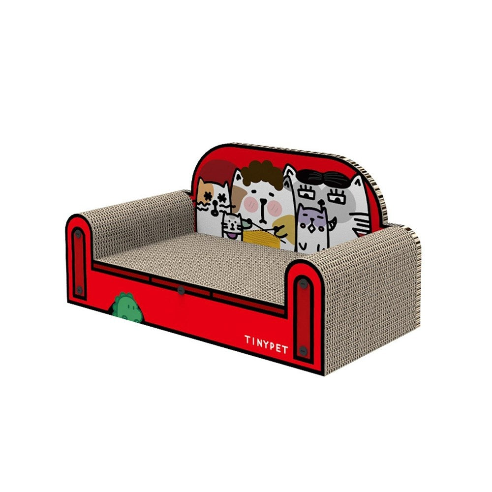 TINYPET Happy Family Sofa Cat Scratcher