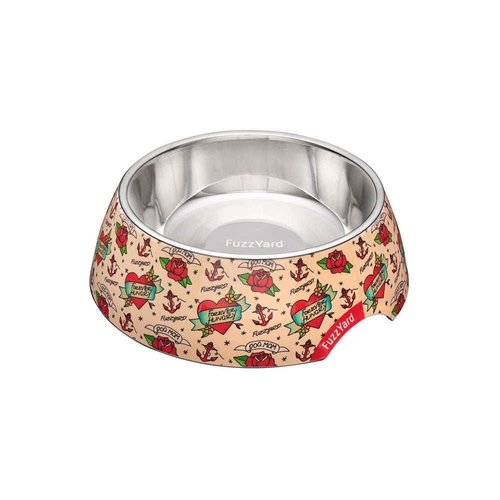 FUZZYARD Inked Up Easy Feeder Dog Bowl (medium)