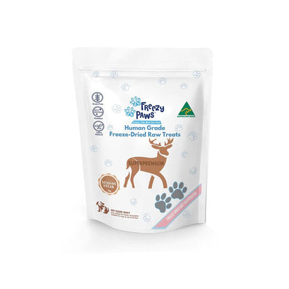 FREEZY PAWS Venison Steak Dogs & Cats Treats 70g