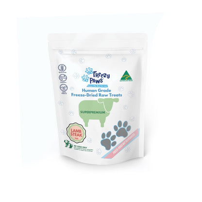 FREEZY PAWS Lamb Steak Dogs & Cats Treats 70g