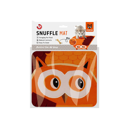 FOFOS Sniffing Mat Owl Treat Puzzle Dog Toy