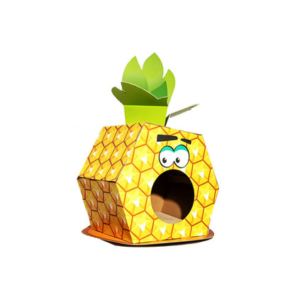 FOFOS Pineapple Cat Scratcher House