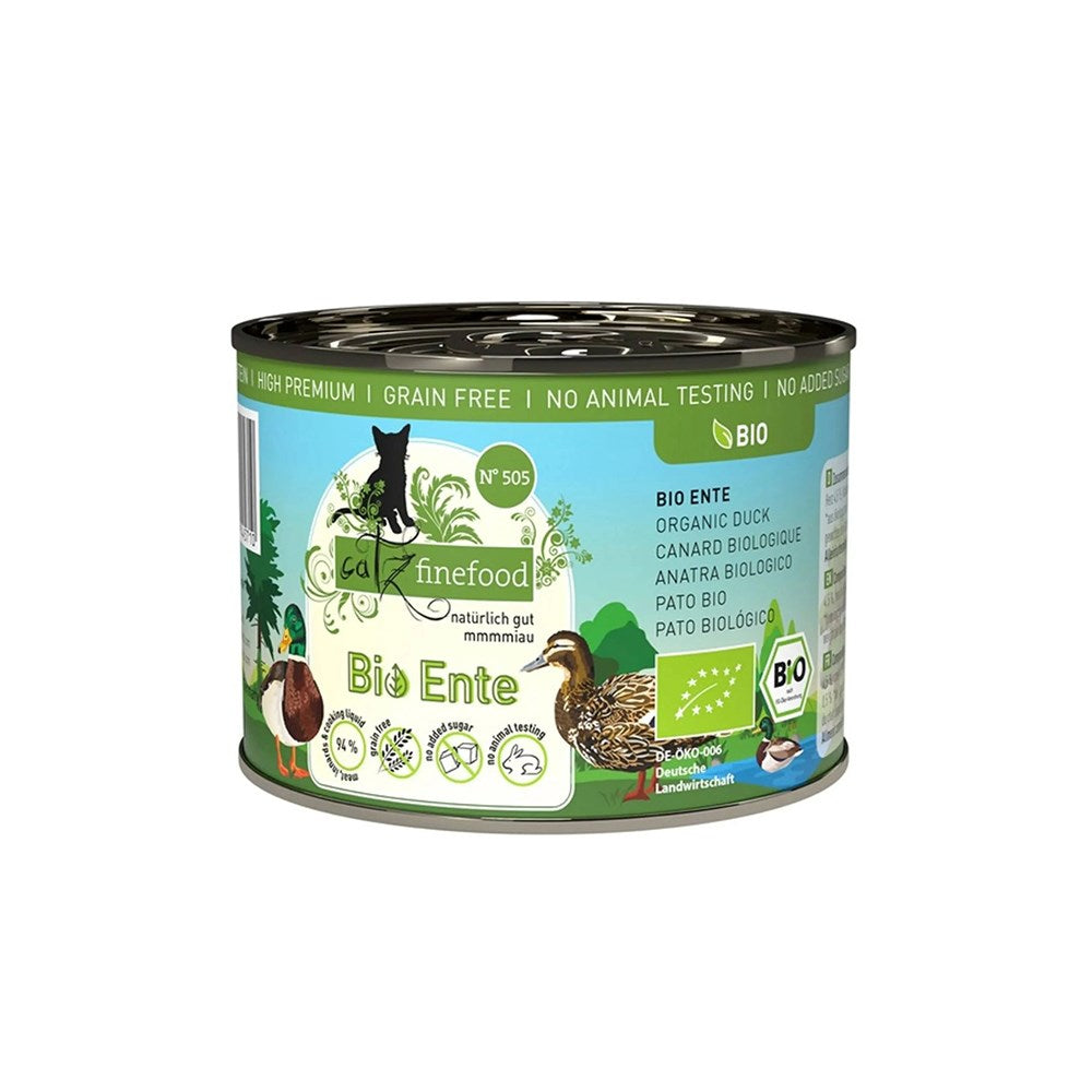 CATZ FINEFOOD Bio No.505 Organic Duck Cat Food