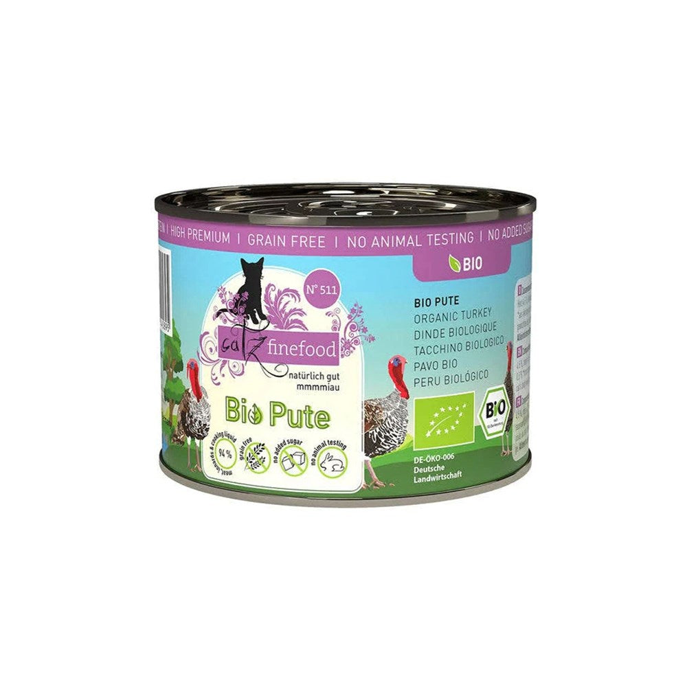 CATZ FINEFOOD Bio No.511 Organic Turkey Cat Food