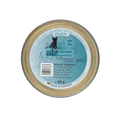 CATZ FINEFOOD Fillets No. 413 Chicken & Tuna in Jelly