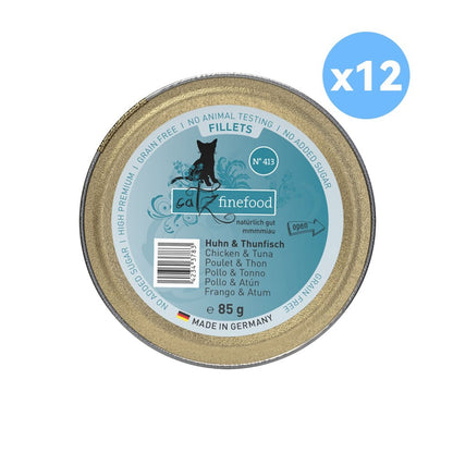 CATZ FINEFOOD Fillets No. 413 Chicken & Tuna in Jelly