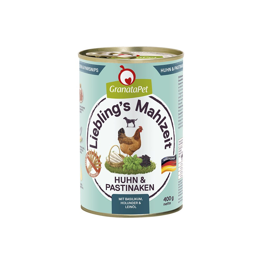 GRANATAPET Liebling's Mahlzeit Chicken & Parsnips Dog Wet Food