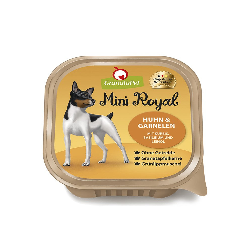 GRANATAPET Mini Royal Chicken & Prawns Dog Wet Food