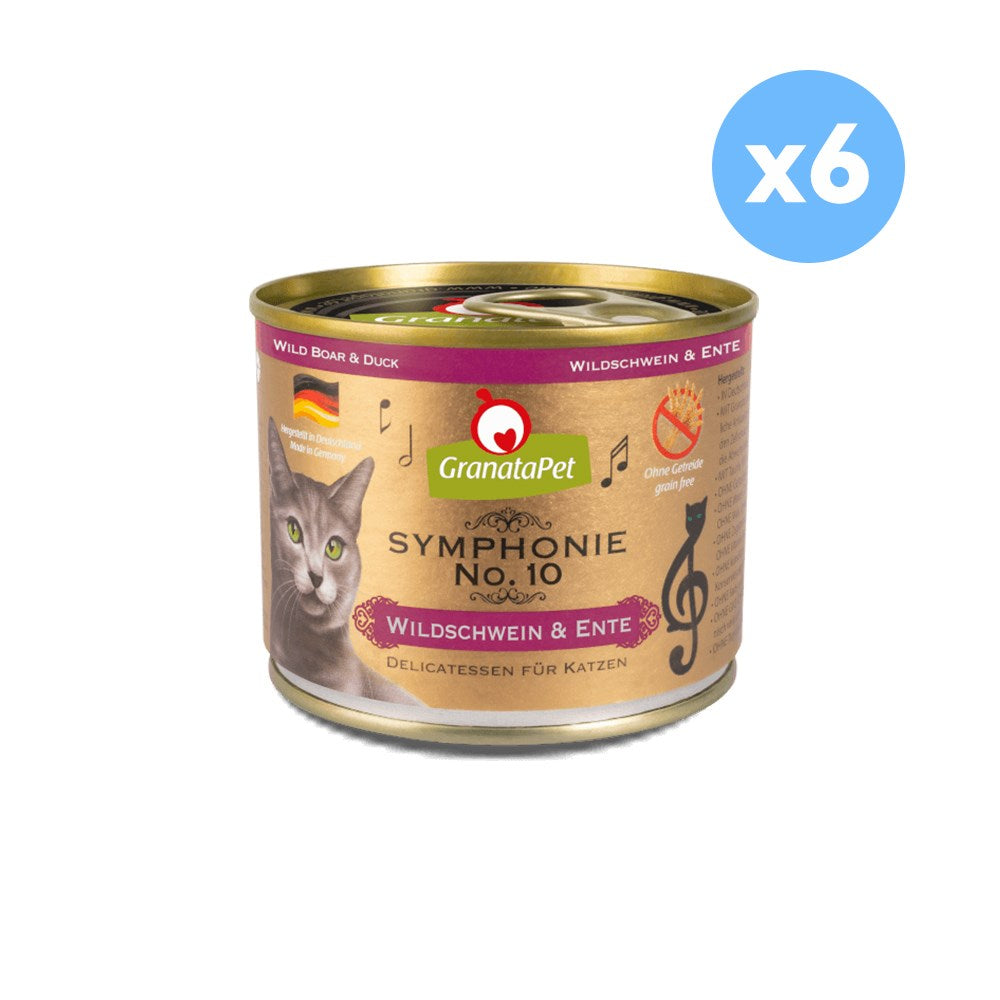 GRANATAPET Symphonie No. 10 Wild boar & Duck Cat Wet Food