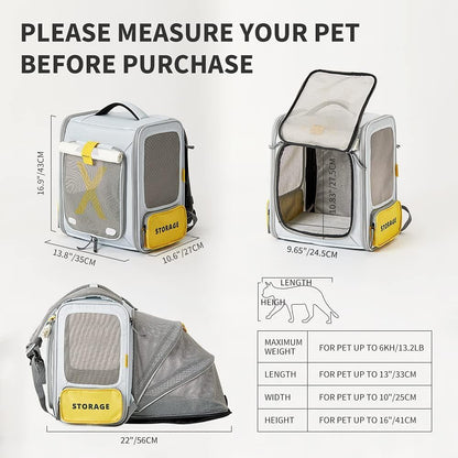 PETKIT Breezy X ZONE Grey Pet Carrier