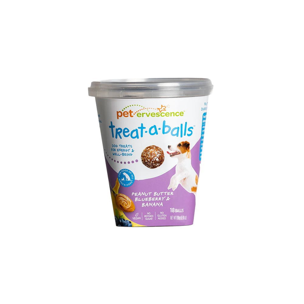 PETERVESCENCE Treat-A-Balls Peanut Butter Blueberry & Banana 198G