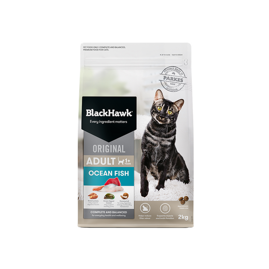 BLACK HAWK Original Ocean Fish Adult Cat Food