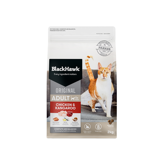 BLACK HAWK Original Chicken & Kangaroo Adult Cat Food