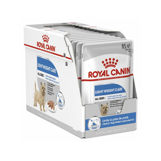 ROYAL CANIN Light Weight Care Loaf Adult Wet Dog Food 85g x 12