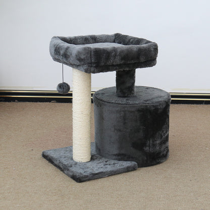 CATIO Mini Chipboard Flannel Cat Scratching Tower