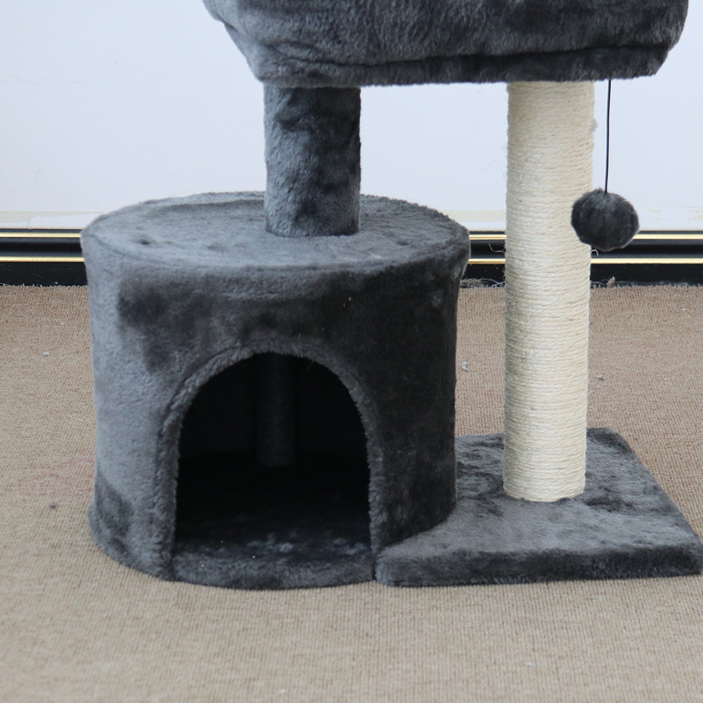 CATIO Mini Chipboard Flannel Cat Scratching Tower