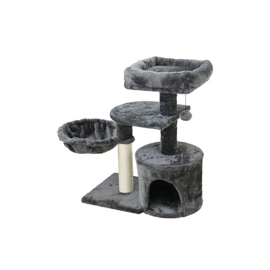 CATIO Cubby Chipboard Flannel Cat Scratching Tower