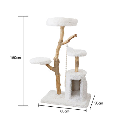 CATIO Snow Four-level Resort Cat Tree