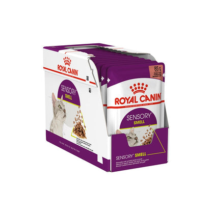 ROYAL CANIN Sensory Smell Gravy Adult Wet Cat Food 85g x 12