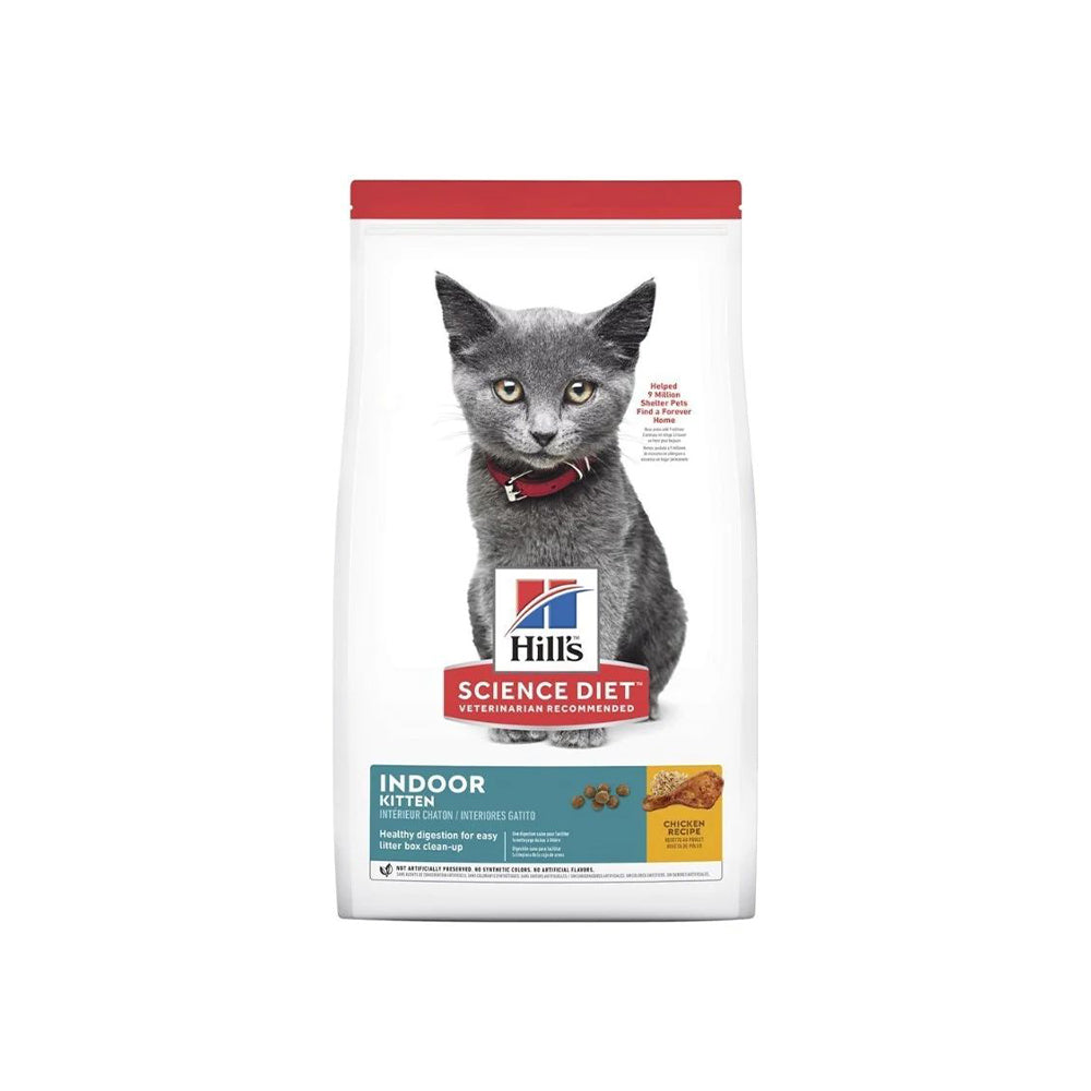 HILLS Science Diet Feline Kitten Indoor Cat Food 1.58kg Petso Au