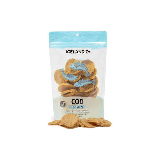 ICELANDIC+ Cod Fish Chips Dry Dog Treats 70g