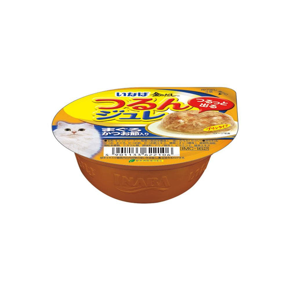 CIAO Tuna Flake Jelly In Sliced Bonito Broth Cat Treats 65g (cupped)