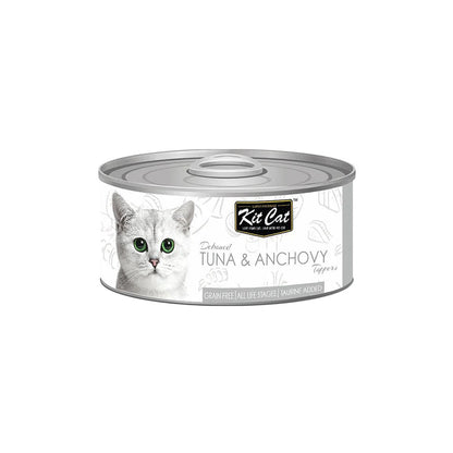 KIT CAT Tuna & Anchovy Toppers Wet Canned Cat Food