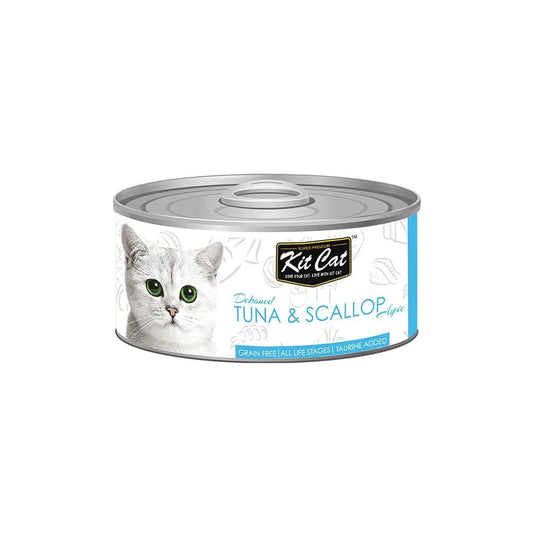 KIT CAT Tuna & Scallop Toppers Wet Canned Cat Food