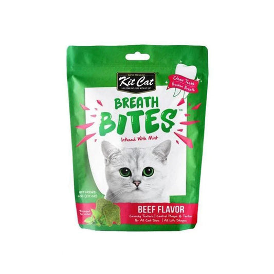 KIT CAT Breath Bites Beef Cat Treats 60g