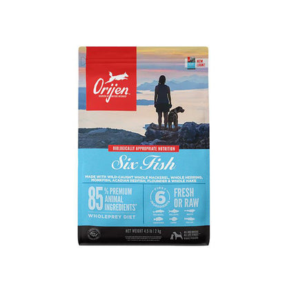 ORIJEN Six Fish Biologically Appropriate Dry Dog Food